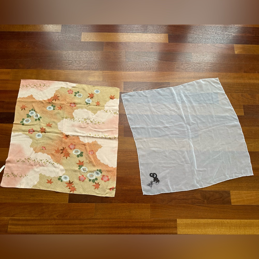 Vintage Japanese Square Scarves